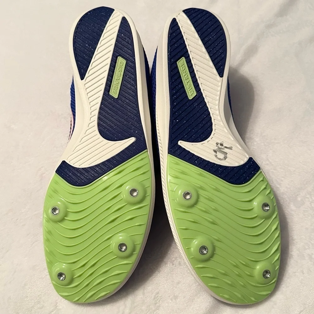 Nike Zoom Rival Track Field Running Shoe Men 10.5 Distance DC8725-401 Racer Blue
